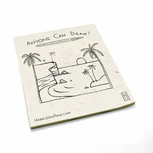 Harrison How - Anyone Can Draw! Artist's Large Drawing Pads Set on Elephant POOPOOPAPER - "LANDSCAPES" (Set of 3)