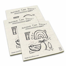 Load image into Gallery viewer, Harrison How - Anyone Can Draw! Artist&#39;s Large Drawing Pads (Set of 3) on Elephant POOPOOPAPER - &quot;Harrison How Favorite Things&quot;