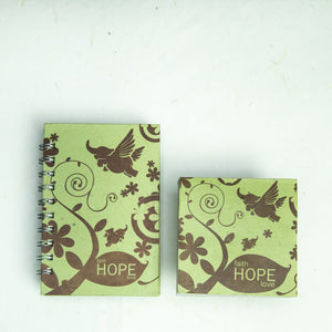 Inspirational POOPOOPAPER - Hope - Journal and Scratch Pad Set
