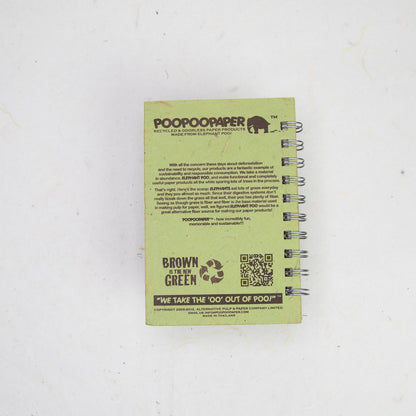 Inspirational POOPOOPAPER - Change - Eco-friendly Journal back