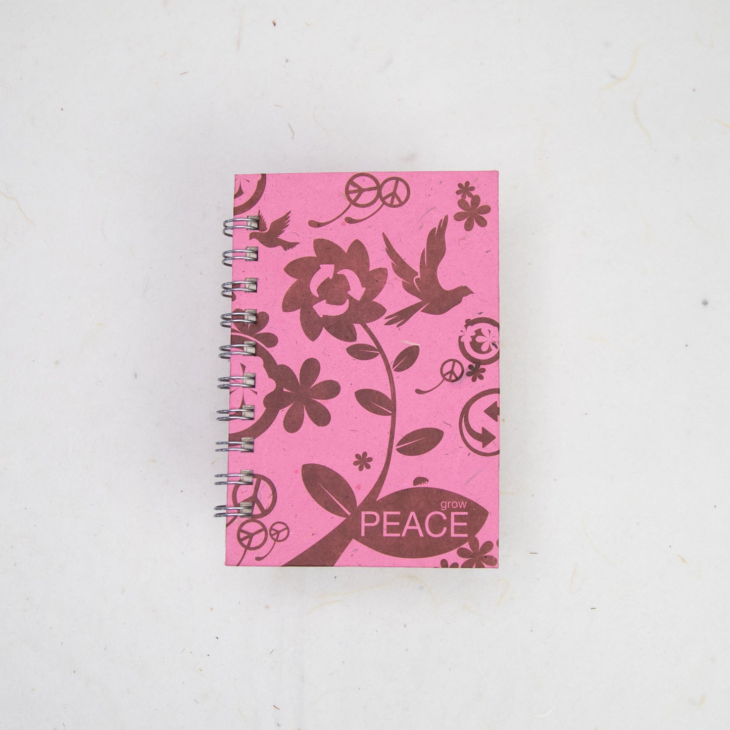 Inspirational POOPOOPAPER - Peace - Eco-friendly Journal front