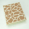 Eco-Friendly, Tree-Free, Sustainable, Organic Elephant POOPOOPAPER Journal with Giraffe design - Front