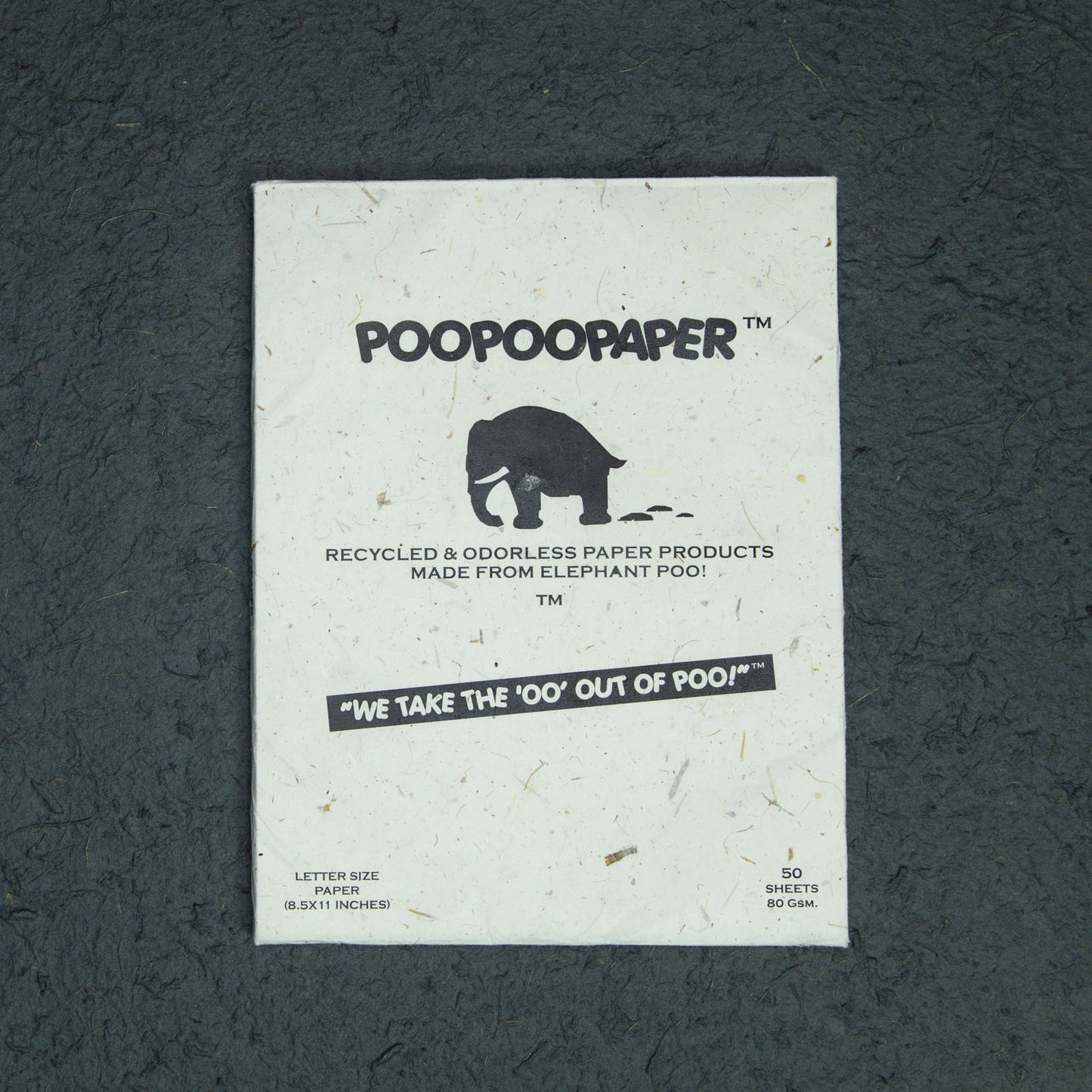 Sustainable products - recycled paper from Elephant POOPOOPAPER