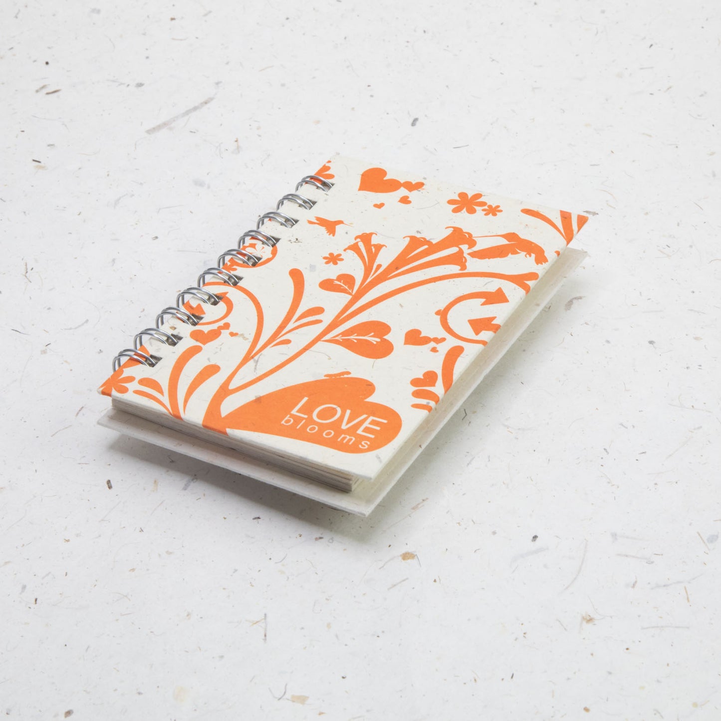 Inspirational POOPOOPAPER - Love - Ecofriendly Journal and Scratch Pad Set - journal flat