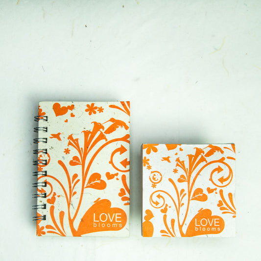 Inspirational POOPOOPAPER - Love - Journal and Scratch Pad Set