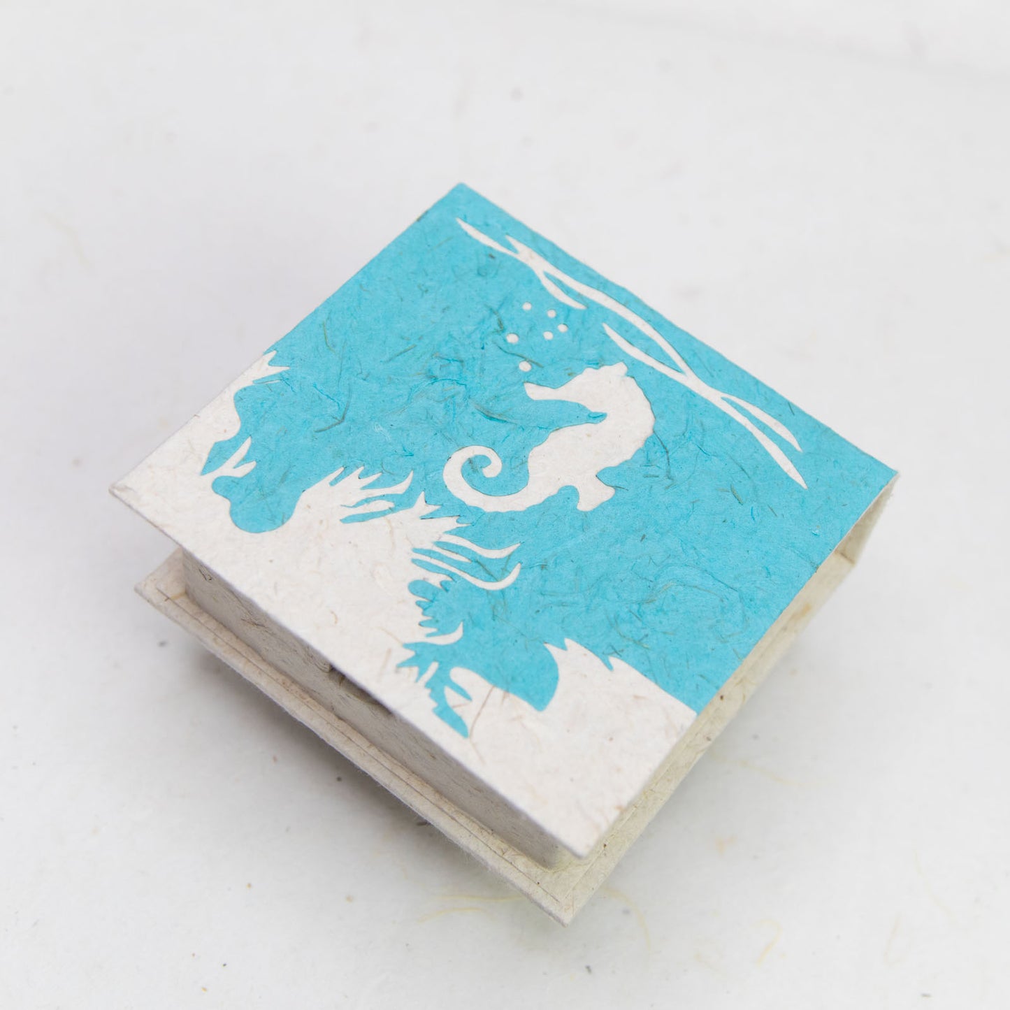 Sea-Life - Seahorse - Eco-friendly Note Box - front