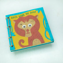 Load image into Gallery viewer, Faces at the Zoo - Twine Journal - MONKEY - &quot;Love Love Me DOO!&quot;