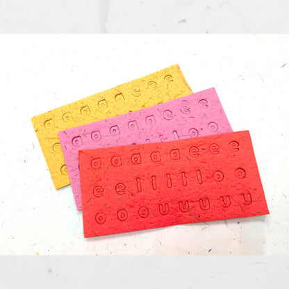 paper bookmarks decorating kit lowercase letters