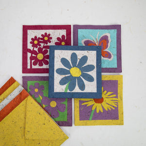 Custom Selected Set of POOPOOPAPER Flower Cards