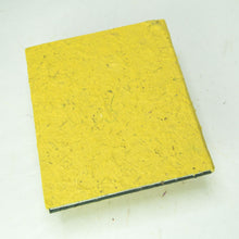 Load image into Gallery viewer, Eco-Friendly, Tree-Free POOPOOPAPER - Pile of Smile - Happy Face -  Yellow Journal - Back