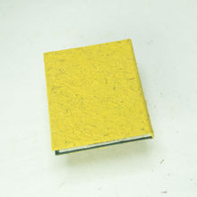 Load image into Gallery viewer, Eco-Friendly, Tree-Free POOPOOPAPER - Pile of Smile - Happy Face -  Yellow Mini-Journal - Back