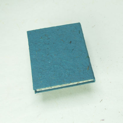 Eco-Friendly, Tree-Free POOPOOPAPER - Classic POOPOOPAPER - Mini-Journal - Blue - Set of 3 - Back