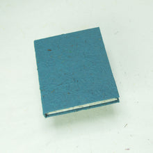 Load image into Gallery viewer, Eco-Friendly, Tree-Free POOPOOPAPER - Classic POOPOOPAPER - Mini-Journal - Blue - Set of 3 - Front