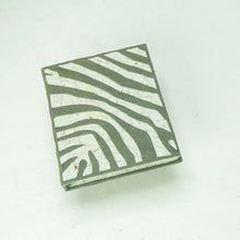 Load image into Gallery viewer, Eco-Friendly, Tree-Free POOPOOPAPER - Jungle Safari - Zebra Mini Journal - Set of 3 - Front