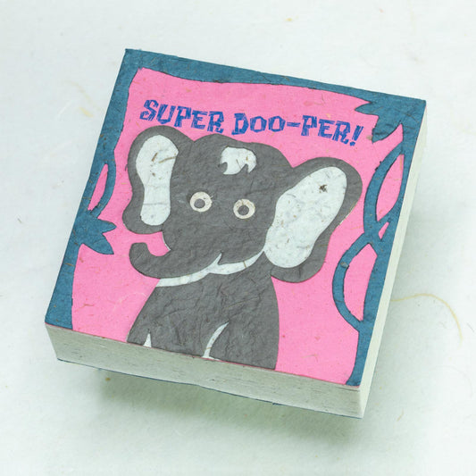 POOPOOPAPER - Tiger "SUPER DOO-PER!!" Scratch Pad (Set of 3)