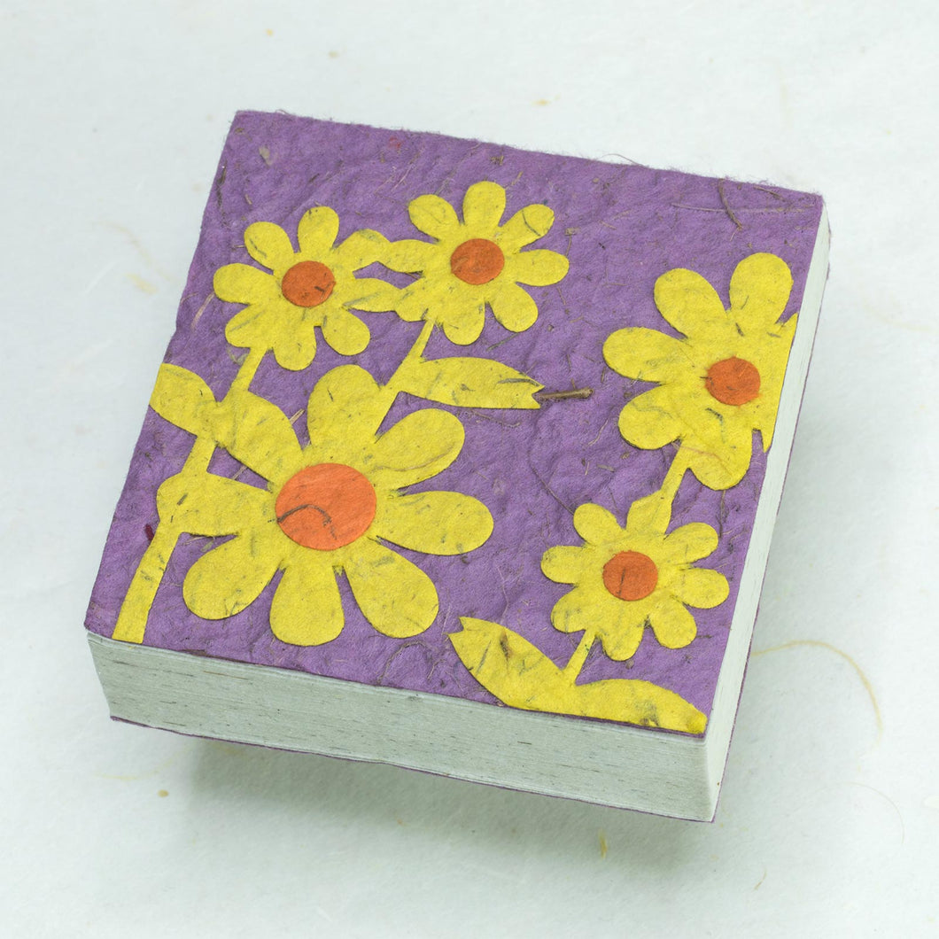 Flower Garden Scratch Pads - Yellow Bunch of Flowers (Set of 3)