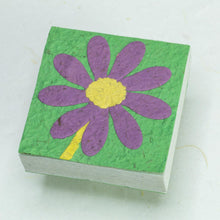 Load image into Gallery viewer, Flower Garden Scratch Pad - Single Purple Flower (Set of 3) - Front
