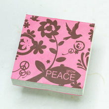 Load image into Gallery viewer, Inspirational POOPOOPAPER - Peace - Journal and Scratch Pad Set