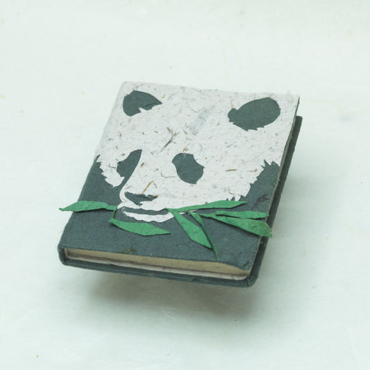 Panda POOPOOPAPER Mini ecofriendly Journal Panda face