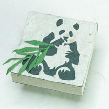 Load image into Gallery viewer, Panda POOPOOPAPER - Panda Sitting Scratch Pad (Set of 3) - Front