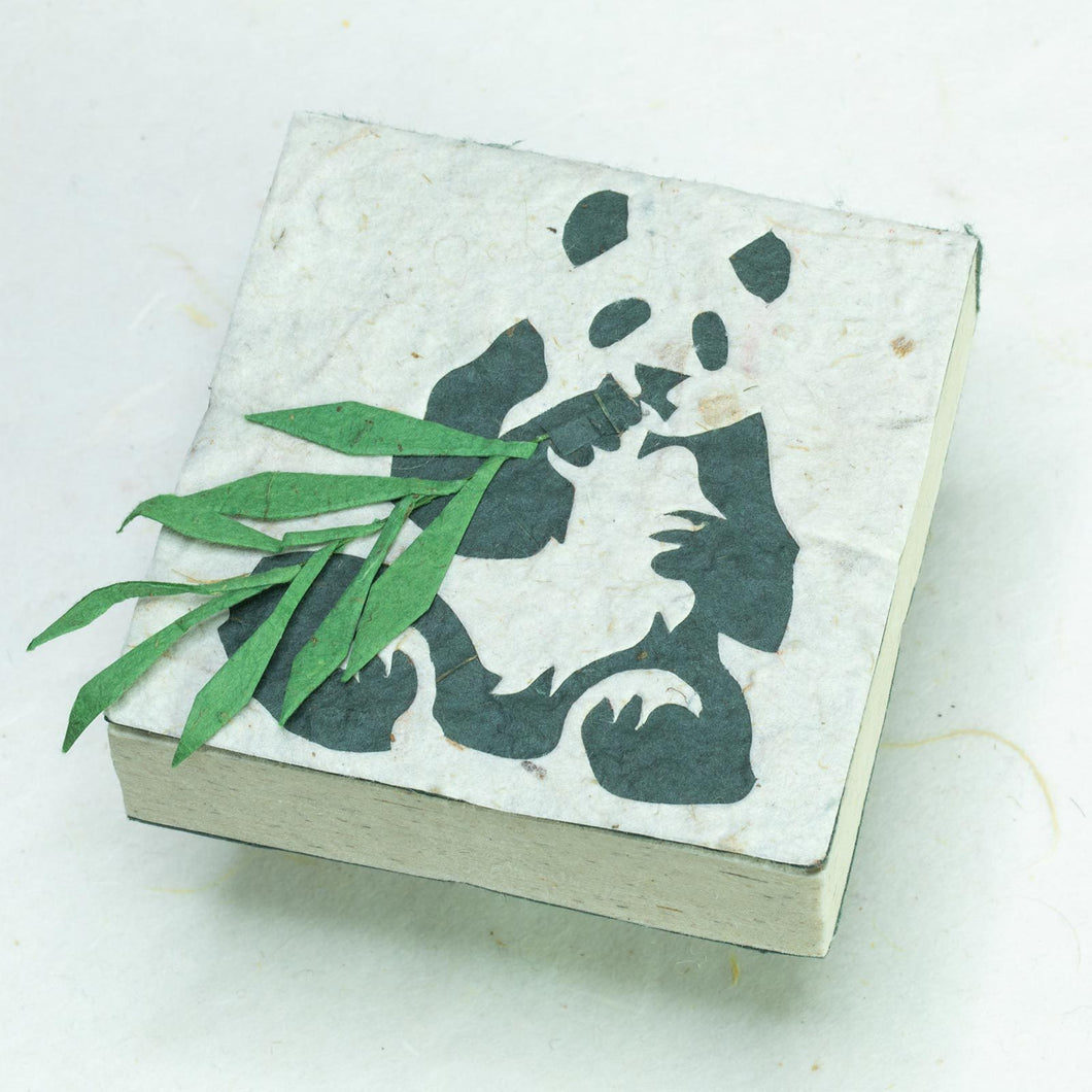 Panda POOPOOPAPER - Panda Sitting Scratch Pad (Set of 3) - Front