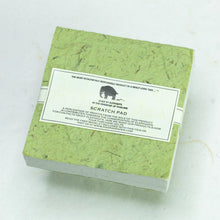 Load image into Gallery viewer, Classic Elephant POOPOOPAPER - Scratch Pad - Grass - (Set of 3) - Eco-friendly &amp; Tree Free - Back