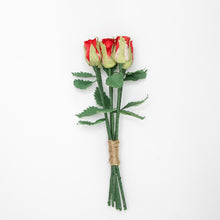 Load image into Gallery viewer, Bouquet of Six Red, Eco-Friendly, Sustainable POOPOOPAPER Roses - Full View