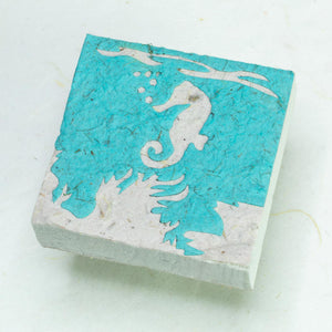 Sea Life Seahorse - Note Box and Scratch Pad 