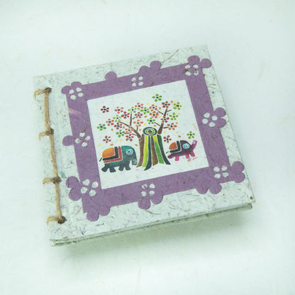 Eco-Friendly Journal - Artist Reproductions - Thailand Themed Batik - Natural - Front