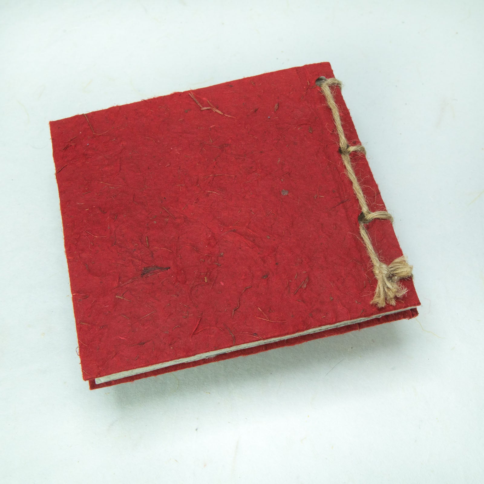 Eco-Friendly Journal - Thailand Themed Batik Art Journal - Red - by POOPOOPAPER - Back