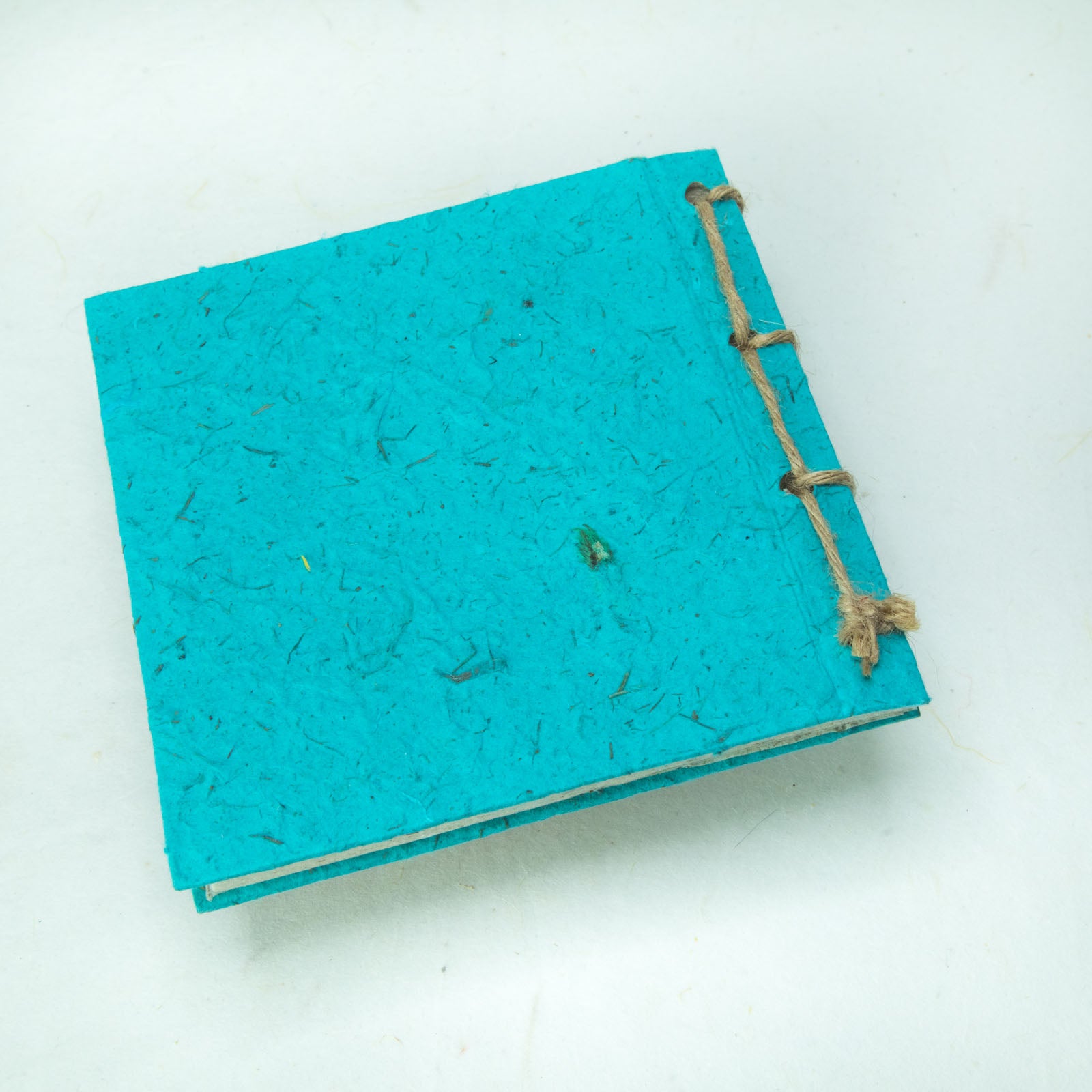 Artist Reproductions - Twine Ecofriendly Journal - Thailand Themed Batik Art Set - Teal - Back