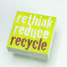 Load image into Gallery viewer, Eco-Scratch Pad Elephant - &quot;RETHINK REDUCE RECYCLE&quot; (Set of 3)