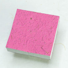 Load image into Gallery viewer, Eco-Friendly, Tree-Free, Organic POOPOOPAPER - Happy Face Scratch Pad - Pink - Set of 3 - Back