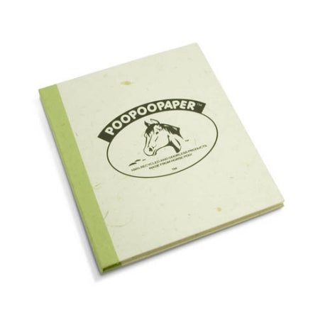 Horse POOPOOPAPER Horse Logo - Eco-friendly Journal - Grass - front