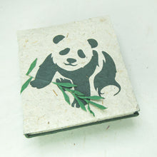Load image into Gallery viewer, Eco-Friendly, Tree-Free POOPOOPAPER - Journal Baby Panda