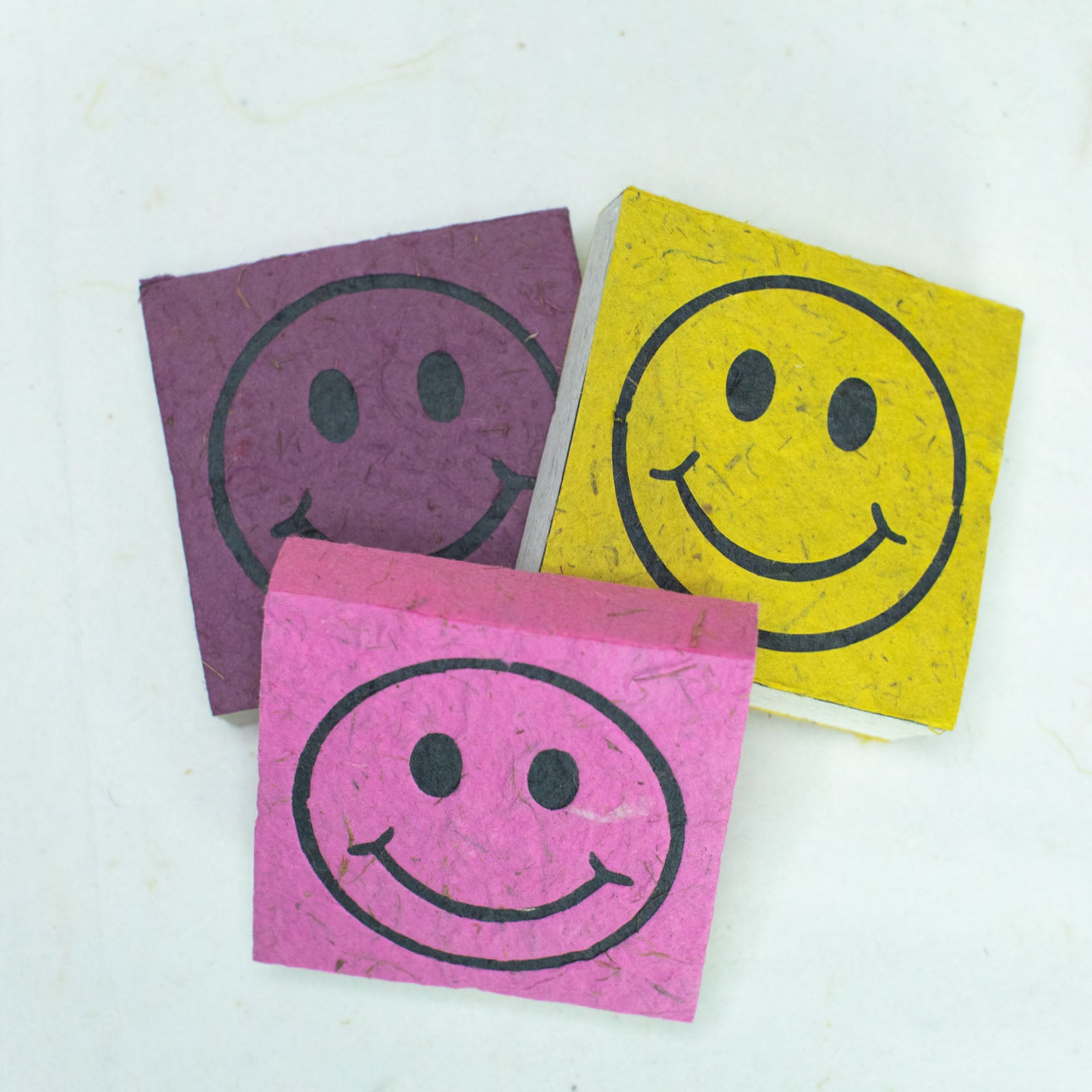 Pile-of-Smile - Happy Face - Eco-friendly Scratch Pads - Set of 3 - front