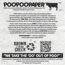 Load image into Gallery viewer, Letter Size Cow POOPOOPAPER - A4 Sheets