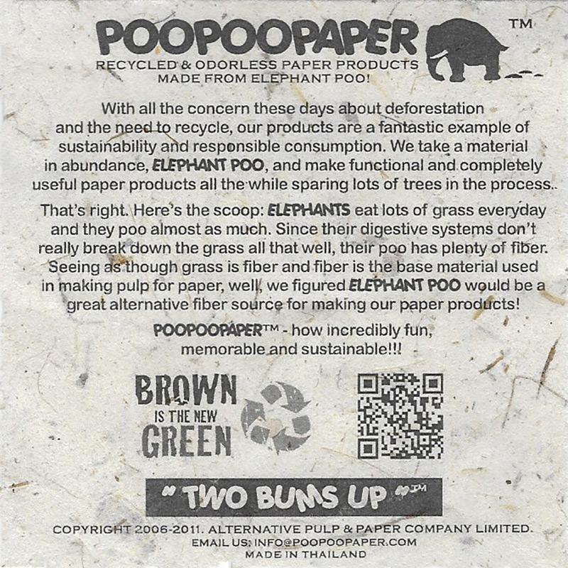 Scratch Pad Elephant Mom & Baby set - Organic, Tree-Free Poo Paper – The  POOPOOPAPER Online Store