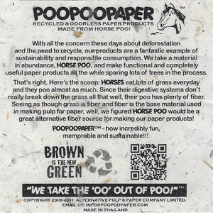 POOPOOPAPER - Eco-Friendly, Tree-Free, Sustainable Paper Made from Real Poo - Our Story