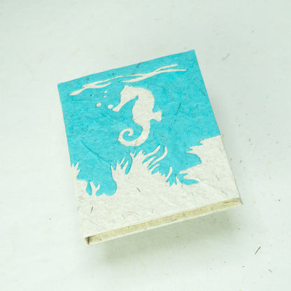 Sea Life Seahorse Mini Ecofriendly Journal - Front