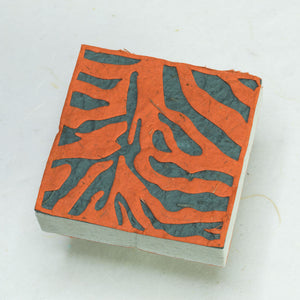 Jungle Safari Tiger - Eco-Friendly, Tree-Free Note Box and Scratch Pad Refill Set by POOPOOPAPER - Scratchpad