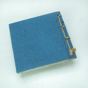 On the Farm - Twine Journal and Scratch Pad - Cow & Cat - Blue