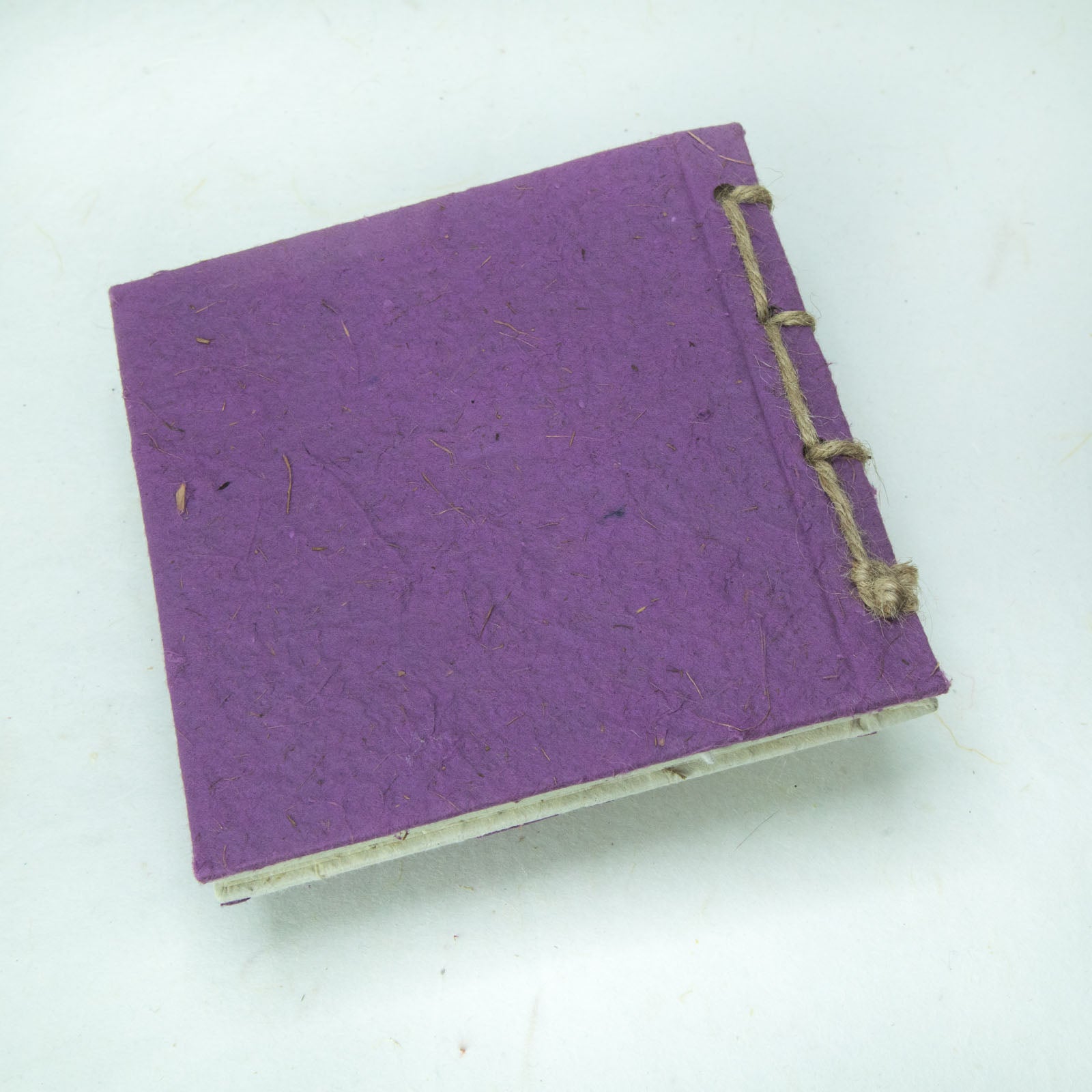 Twine Eco-Friendly Journal POOPOOPAPER - On The Farm - Cow & Rooster - Purple - Back